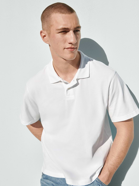 Relaxed Pique Polo