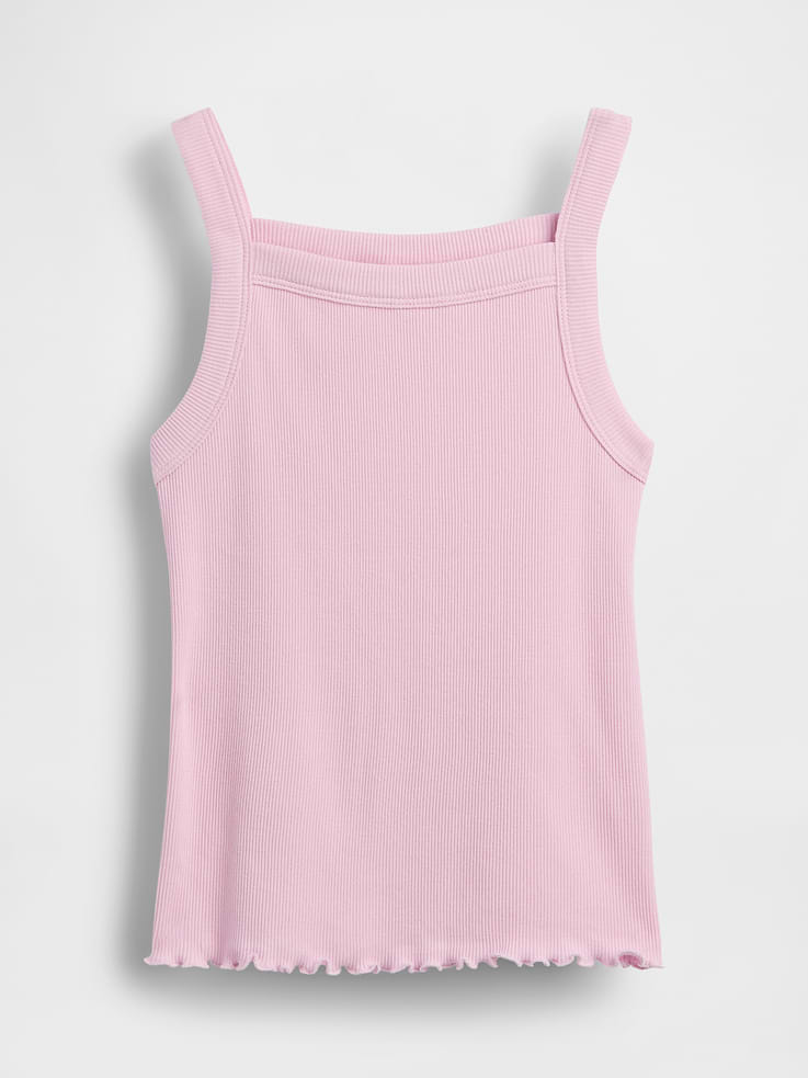 Image number 2 showing, Kids Rib Square-Neck Tank Top