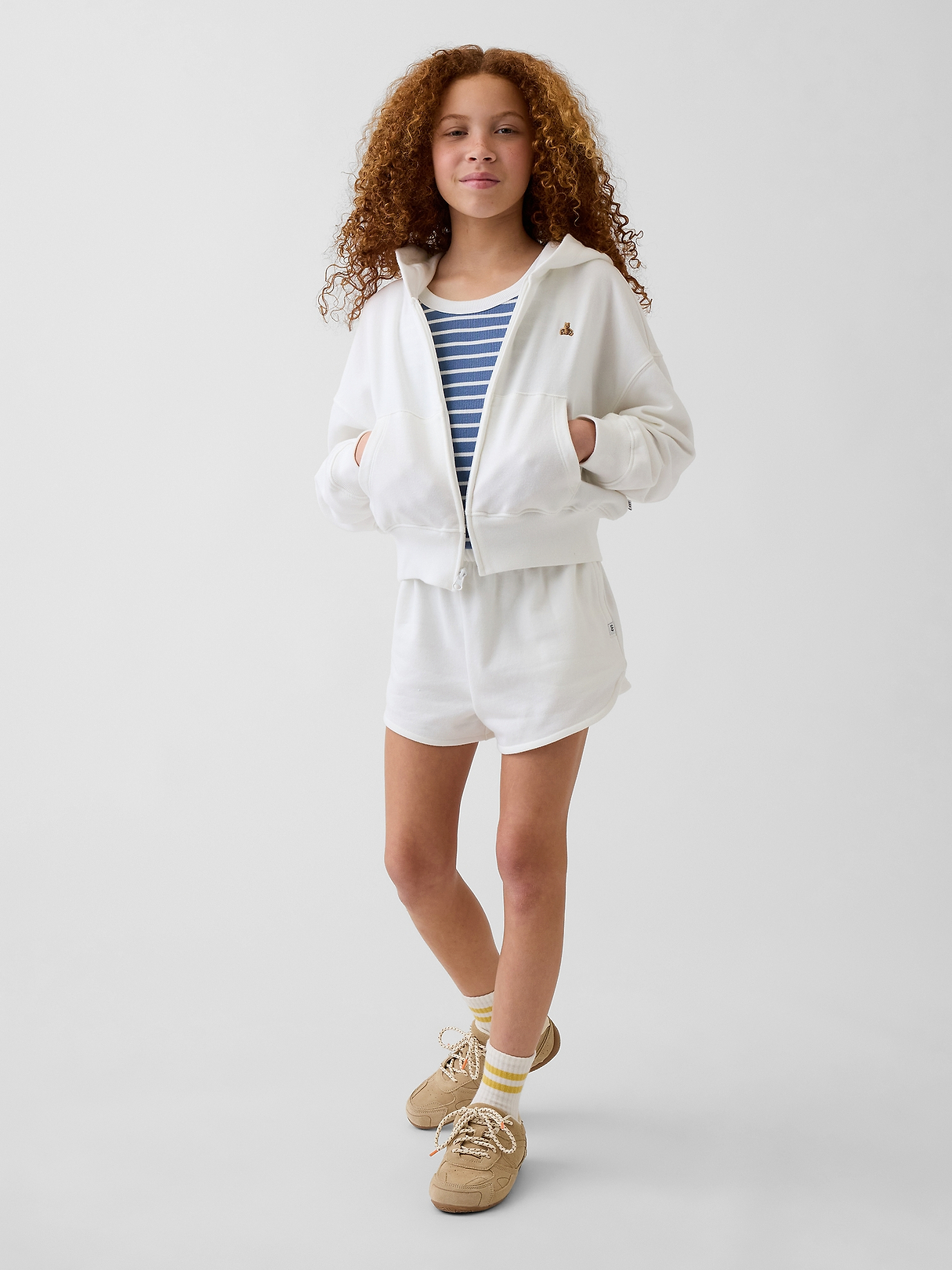 Kids VintageSoft Terry Wedge Zip Hoodie | Gap