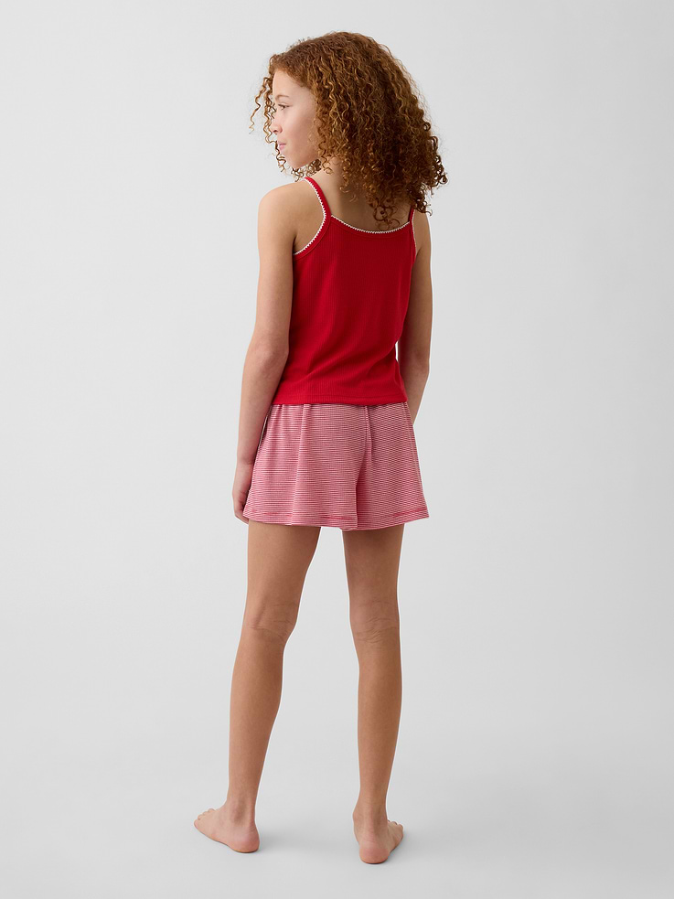 Image number 3 showing, Kids Recycled Rib PJ Shorts