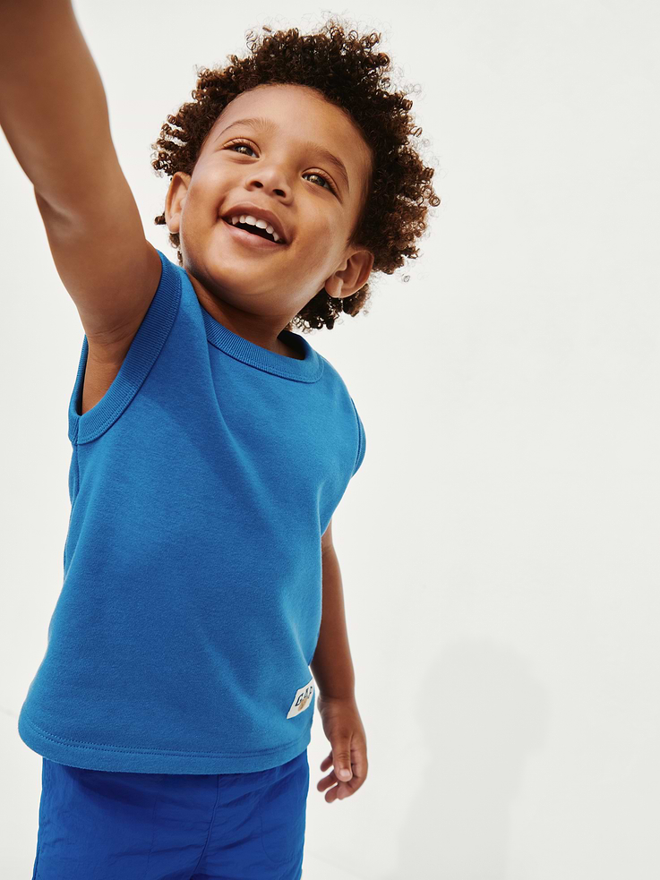 Image number 3 showing, Baby & Toddler VintageSoft Terry Tank Top