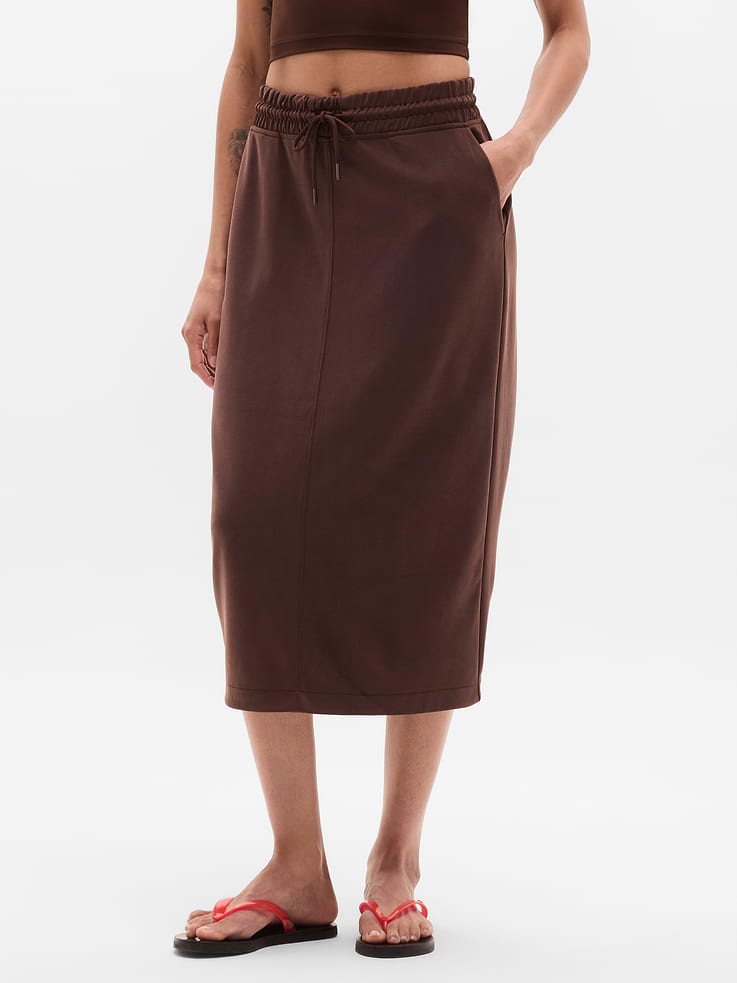 Image number 2 showing, Seasoft Midi Skirt