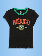 Image number 1 showing, FIFA World Cup 26™ Mexico Smocked Graphic T-Shirt for Women