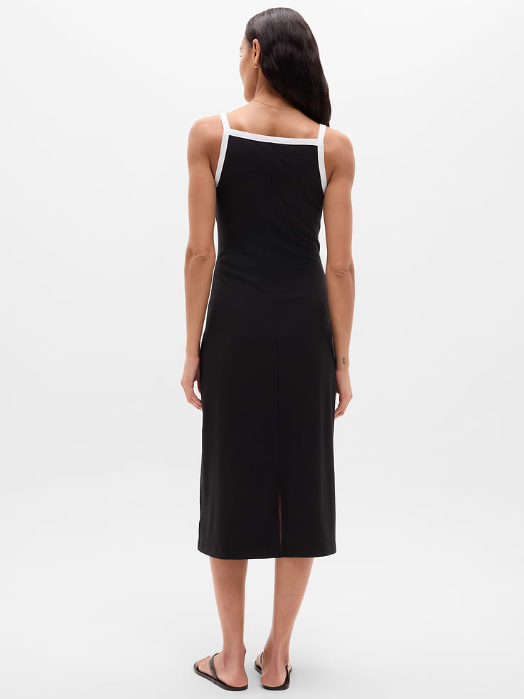 Image number 2 showing, Signature Rib Apron Dress