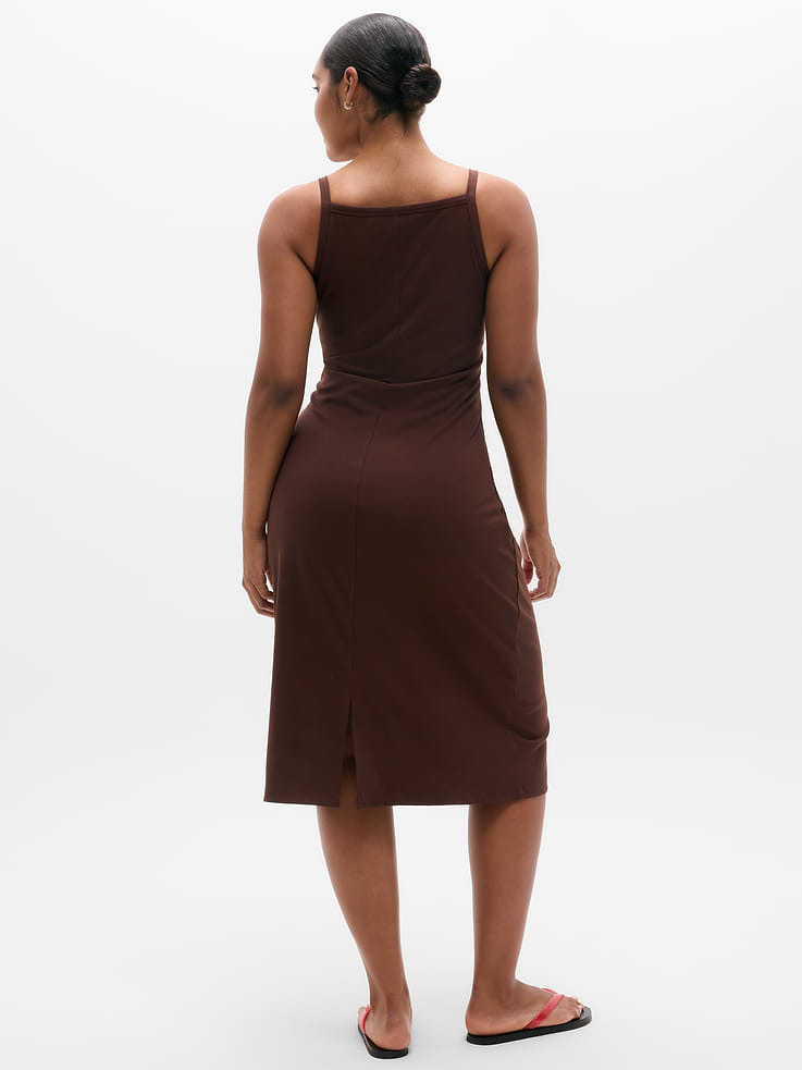 Image number 2 showing, Signature Rib Apron Dress