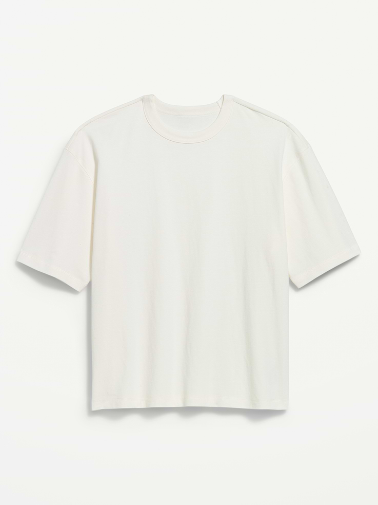 Image number 4 showing, Garment-Dyed Heavyweight Cropped T-Shirt