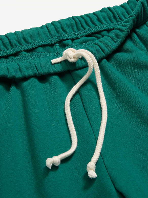 High-Waisted Cinched-Ankle Sweatpants