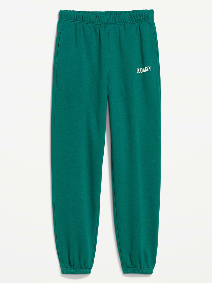 Image 5 of 6, High-Waisted Cinched-Ankle Sweatpants