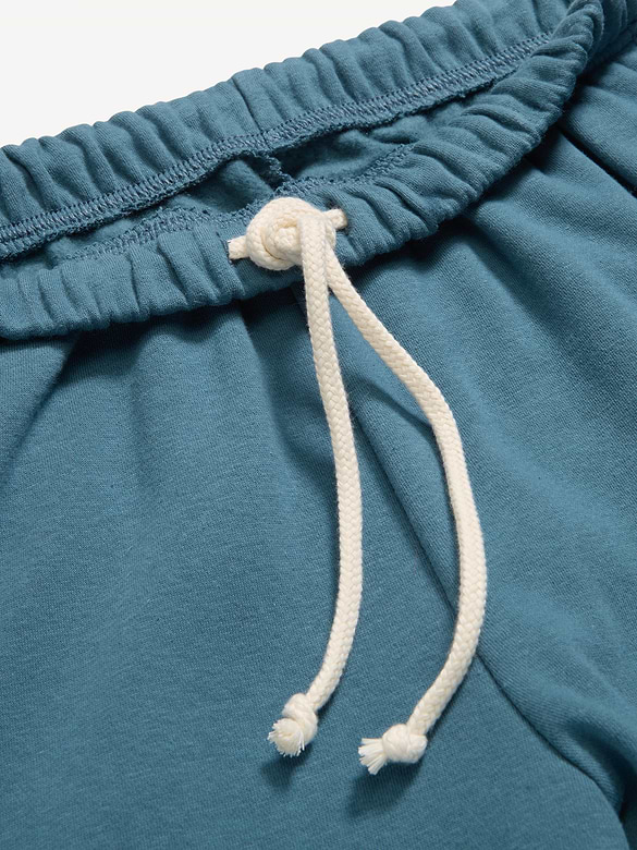 High-Waisted Cinched-Ankle Sweatpants