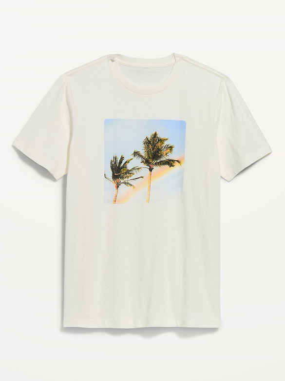 Soft-Washed Crew-Neck Graphic T-Shirt