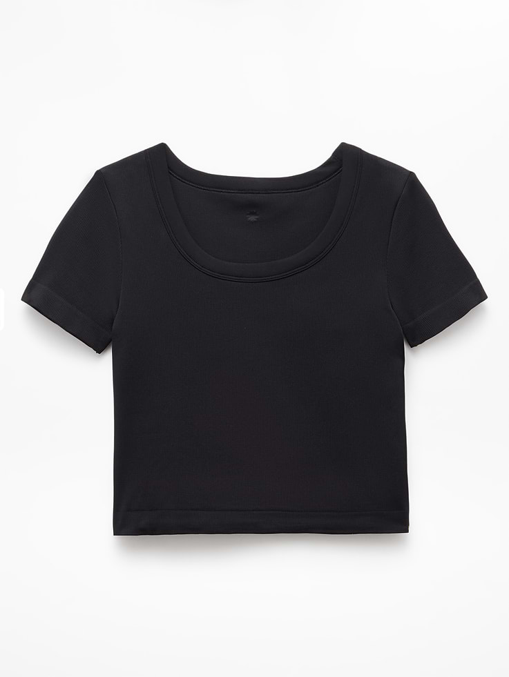 Image number 5 showing, Athleta Girl Rise Above Rib Scoop Tee