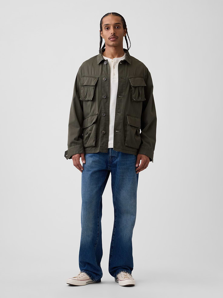 Image number 2 showing, Oversized Field Jacket