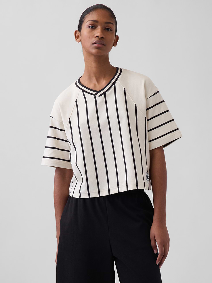 Image number 1 showing, OuiGap Heavyweight Crop T-Shirt