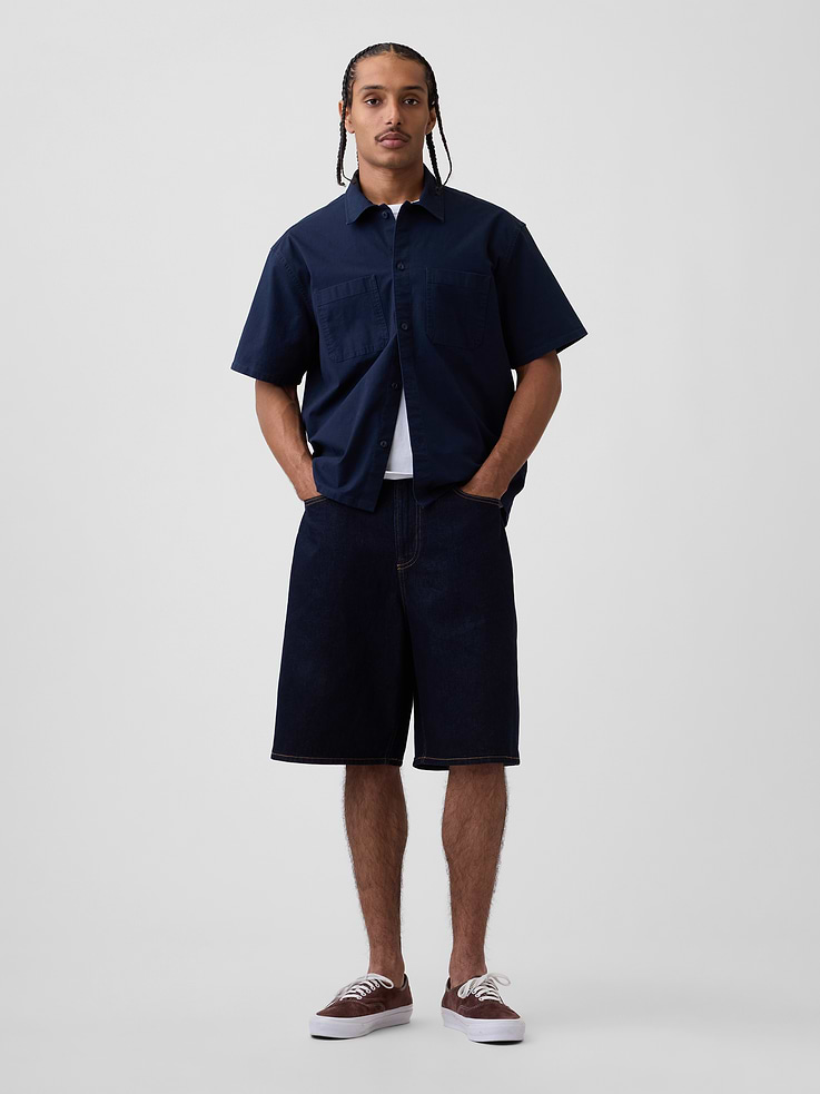 Image number 2 showing, Relaxed Straight-Hem Utility Shirt