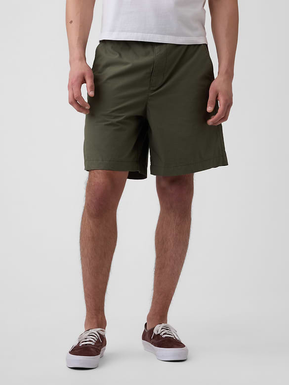 7" Poplin Relaxed Shorts