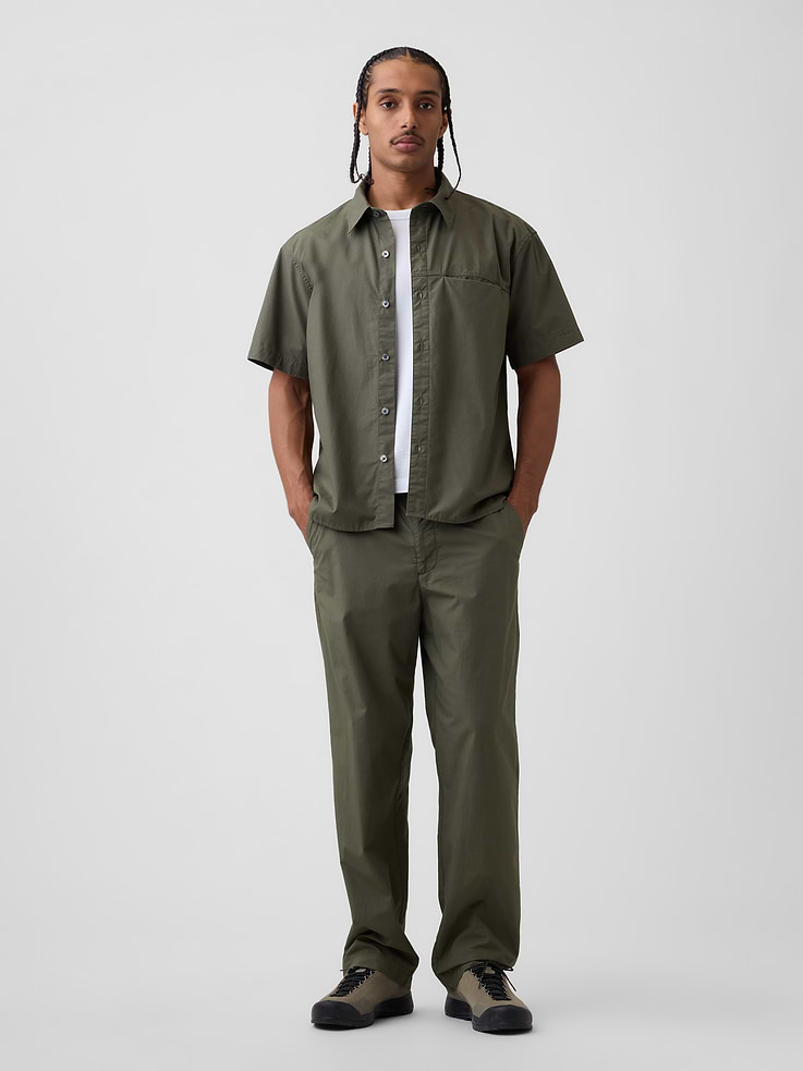 Image number 1 showing, Poplin '90s Loose Pants