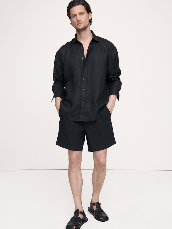 The Weekender 7" Pull-On Short in Cotton