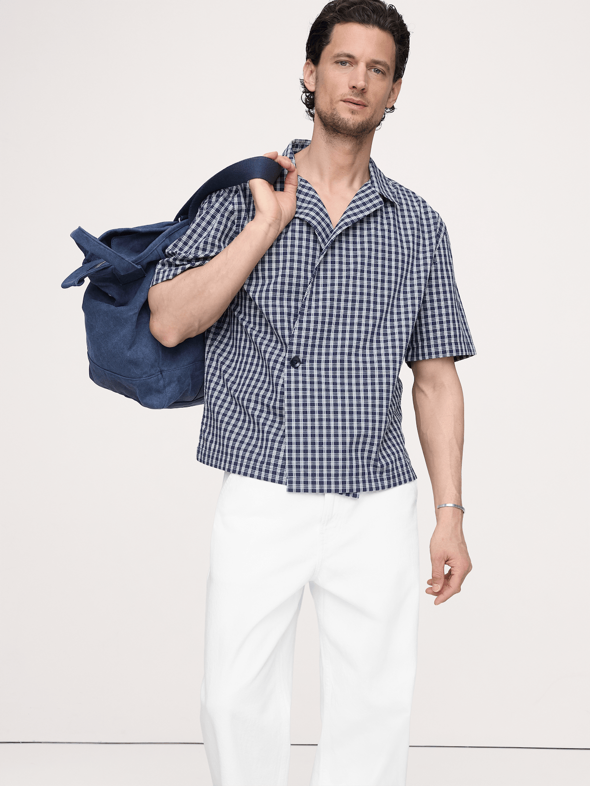 Relaxed-Fit Double-Breasted Resort Shirt