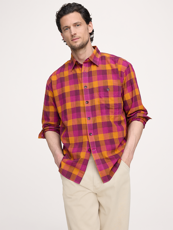 Chemise décontractée en coton d’été léger