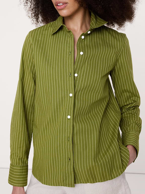 La chemise de tous les jours en popeline de coton