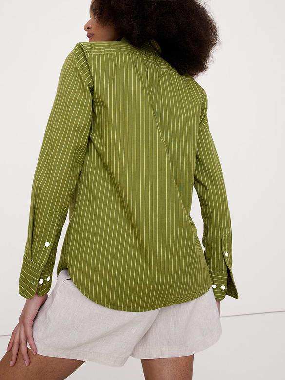La chemise de tous les jours en popeline de coton