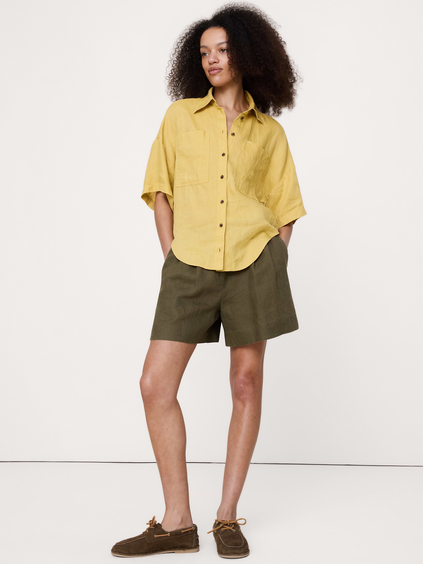 Image number 6 showing, Linen Short-Sleeve Shirt