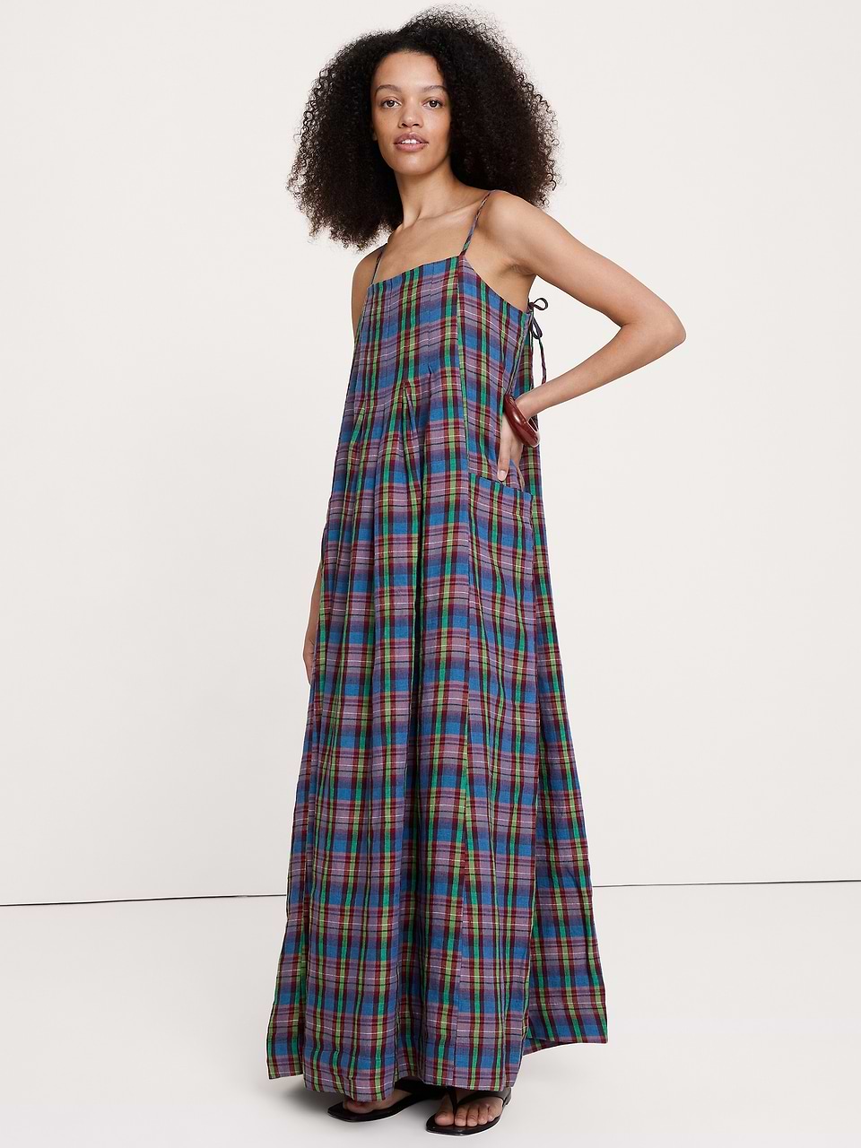 blue dress banana republic Linen Trapeze Rust Orange Linen Midi FBads_3_GaiaAdornedUS Color:Dusty Blue Wood Inspired by a deconstructed