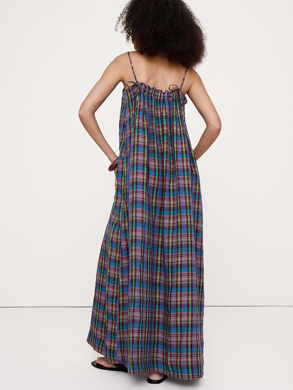 Linen Trapeze Dress
