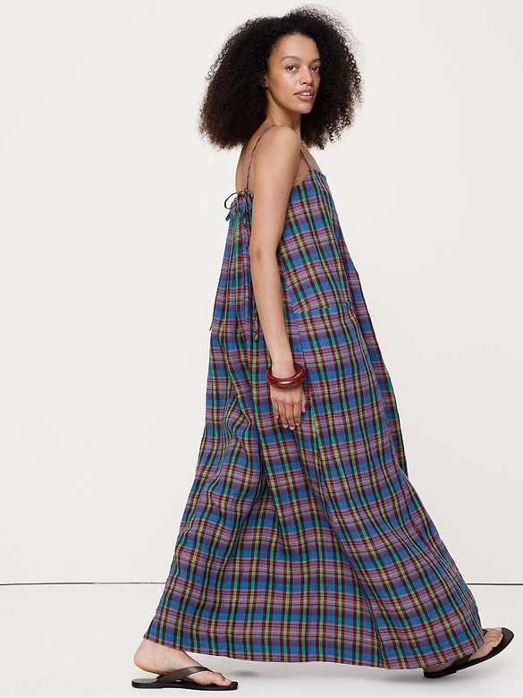Linen Trapeze Dress