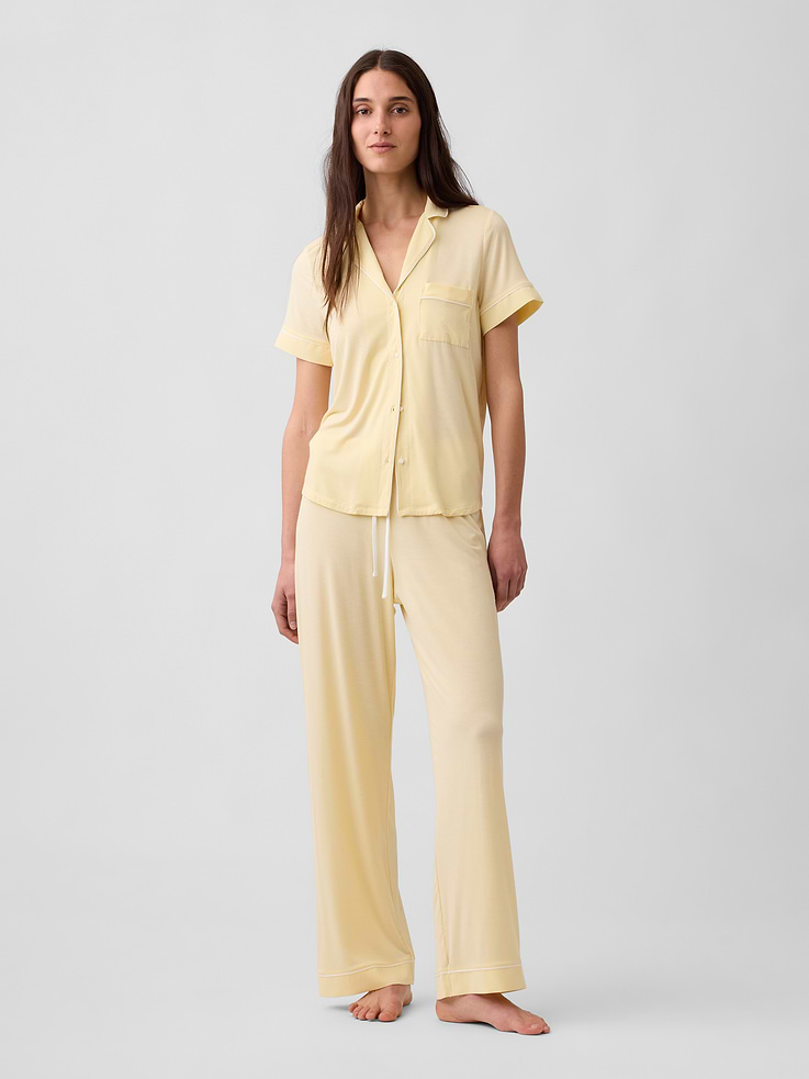 Image number 1 showing, SoftMade Modal PJ Pants