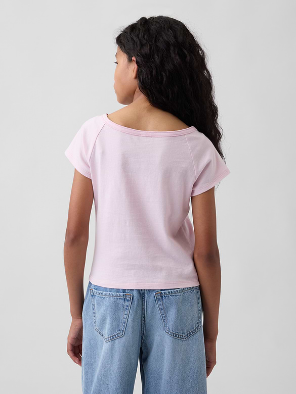 Kids Raglan Henley T-Shirt