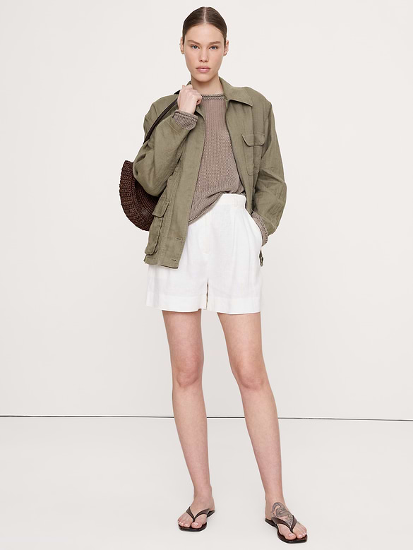 Archive Reissue Linen Chore Coat