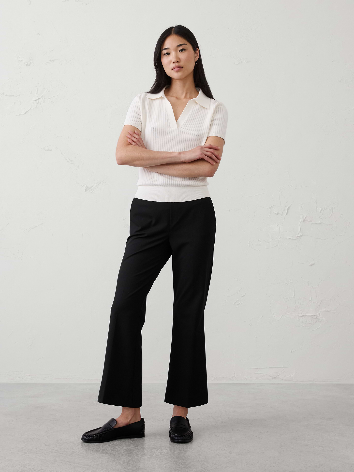 Image number 1 showing, Hayden Sculpted Bootcut High-Rise Stretch Cropped Pant