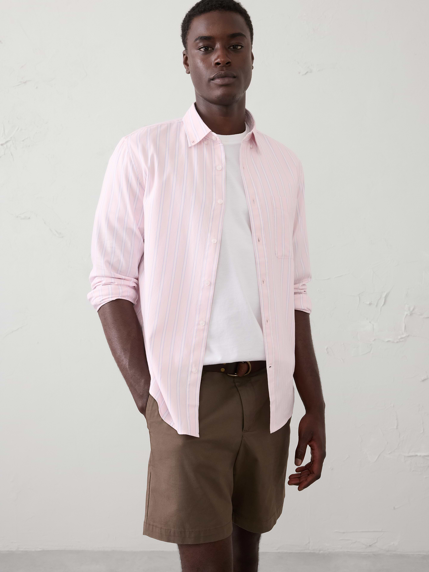 Image number 1 showing, Slim-Fit Oxford Shirt
