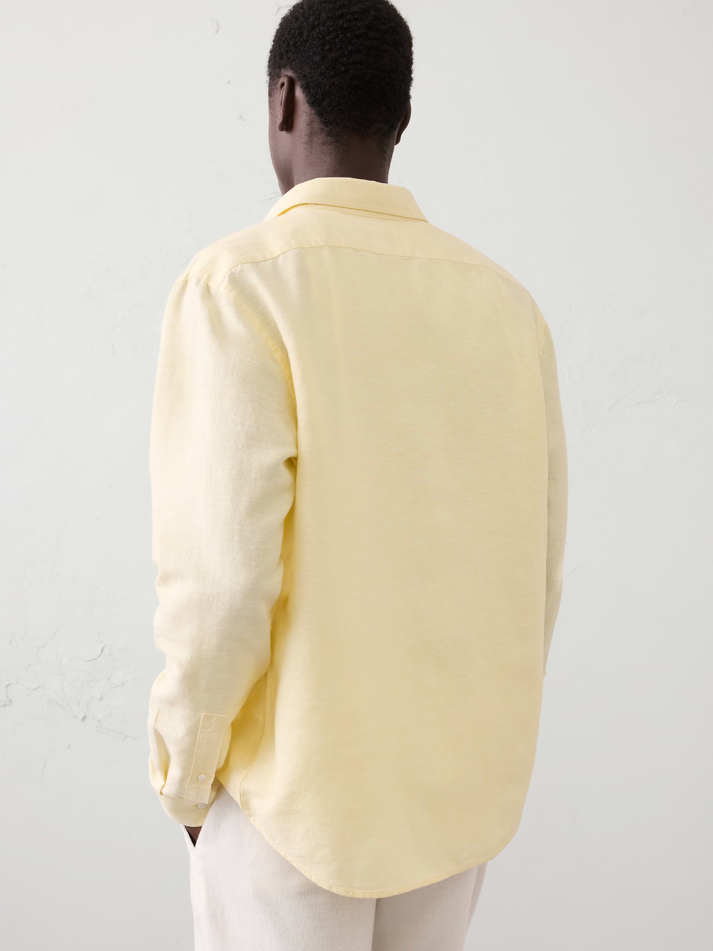 Image number 8 showing, Slim-Fit Linen-Blend Shirt