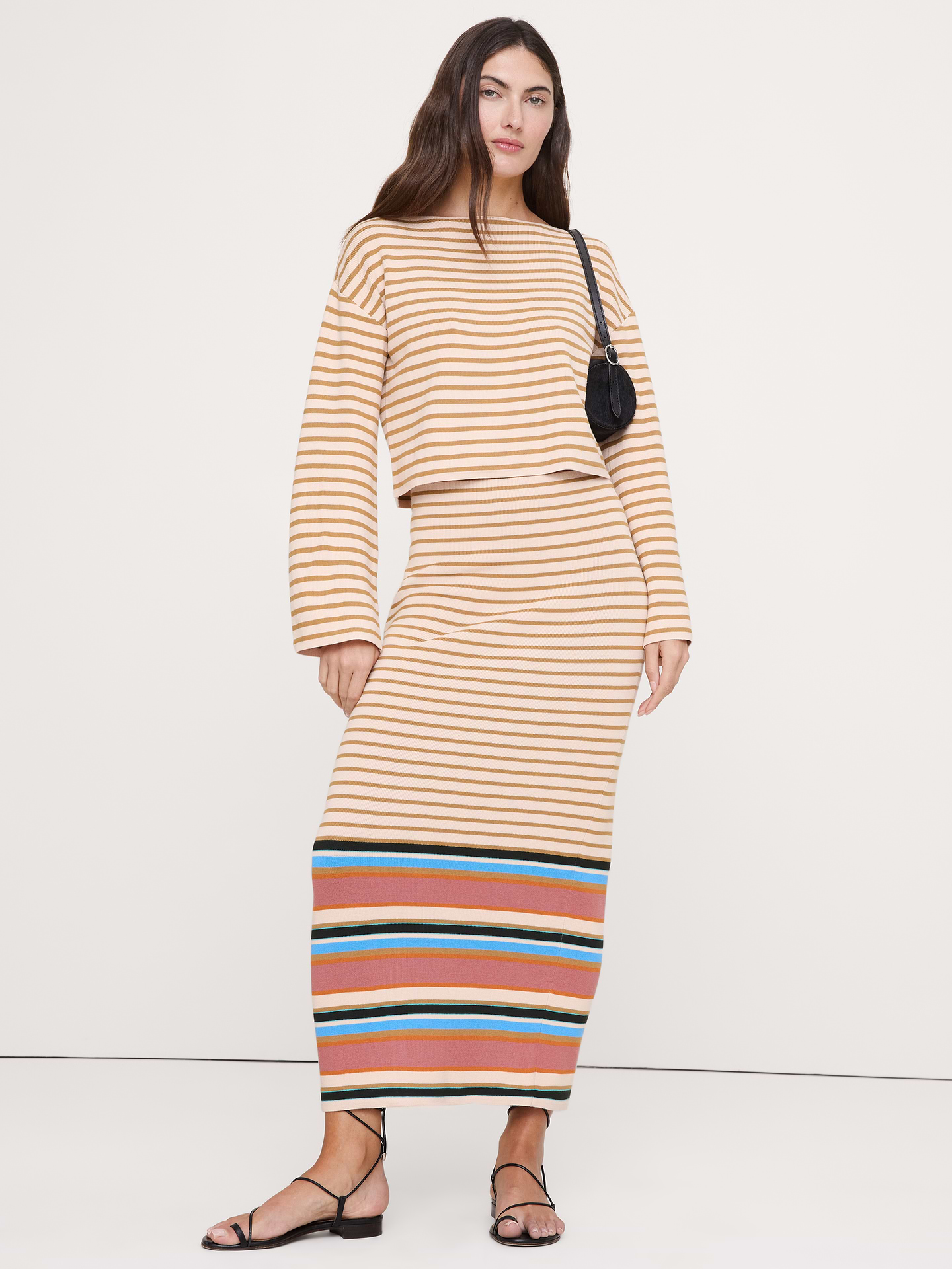 Image number 5 showing, Sculpted Knit Maxi Skirt