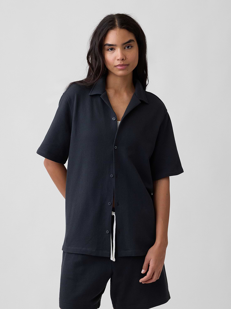 Image number 4 showing, Adult French Terry Vacay Shirt in Standard Fit