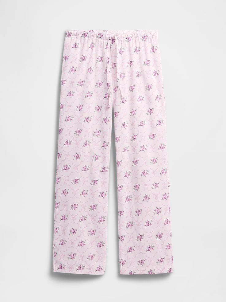 Image 4 of 4, Poplin PJ Pants
