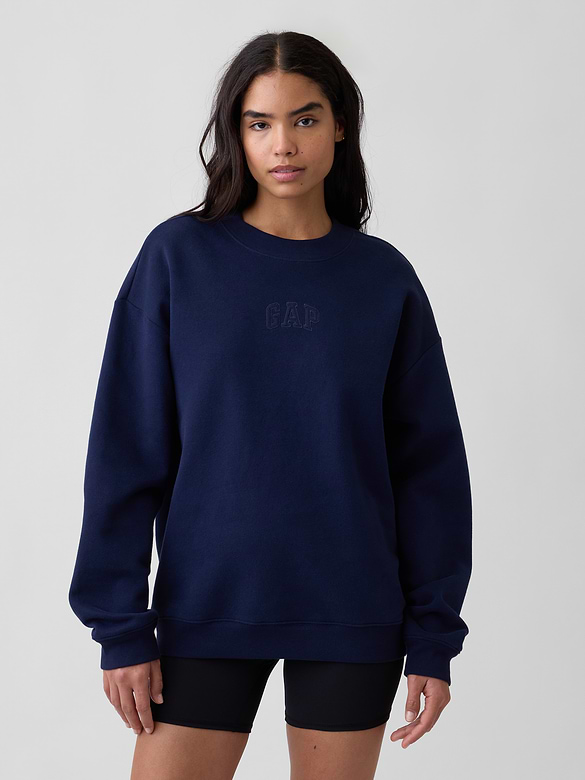 Adult Relaxed Gap Mini-Logo Sweatshirt