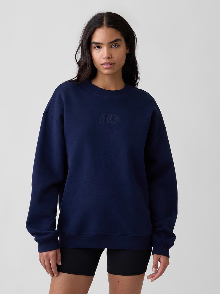Image number 4 showing, Adult Relaxed Gap Mini-Logo Sweatshirt