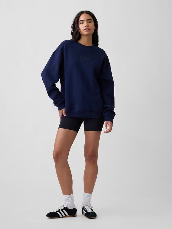 Adult Relaxed Gap Mini-Logo Sweatshirt