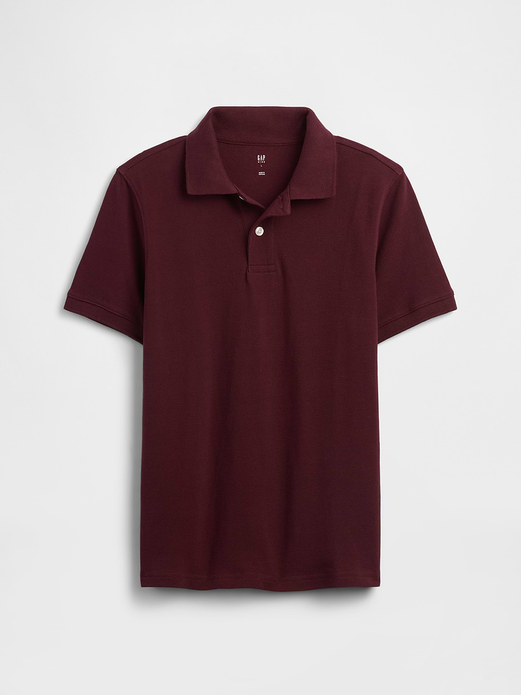 Image number 1 showing, Kids Pique Polo Shirt