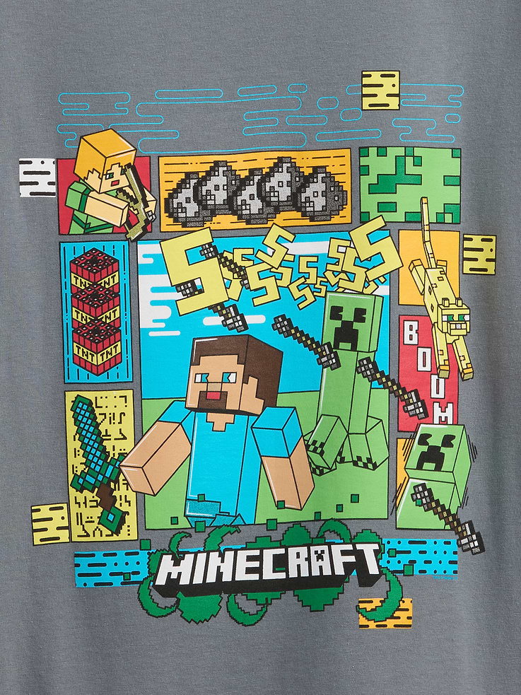 Image 3 of 3, GapKids Minecraft Graphic T-Shirt