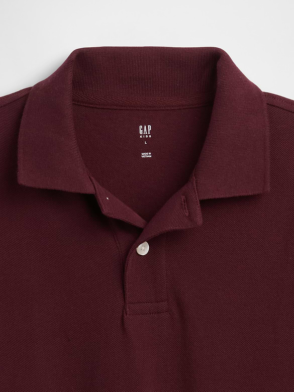 Kids Pique Polo Shirt