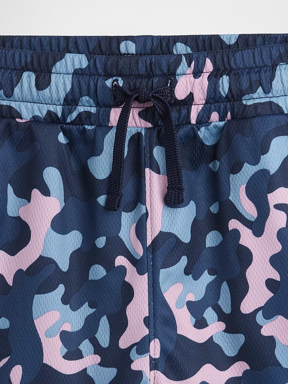 Kids 100% Recycled Pull-On Mesh Shorts