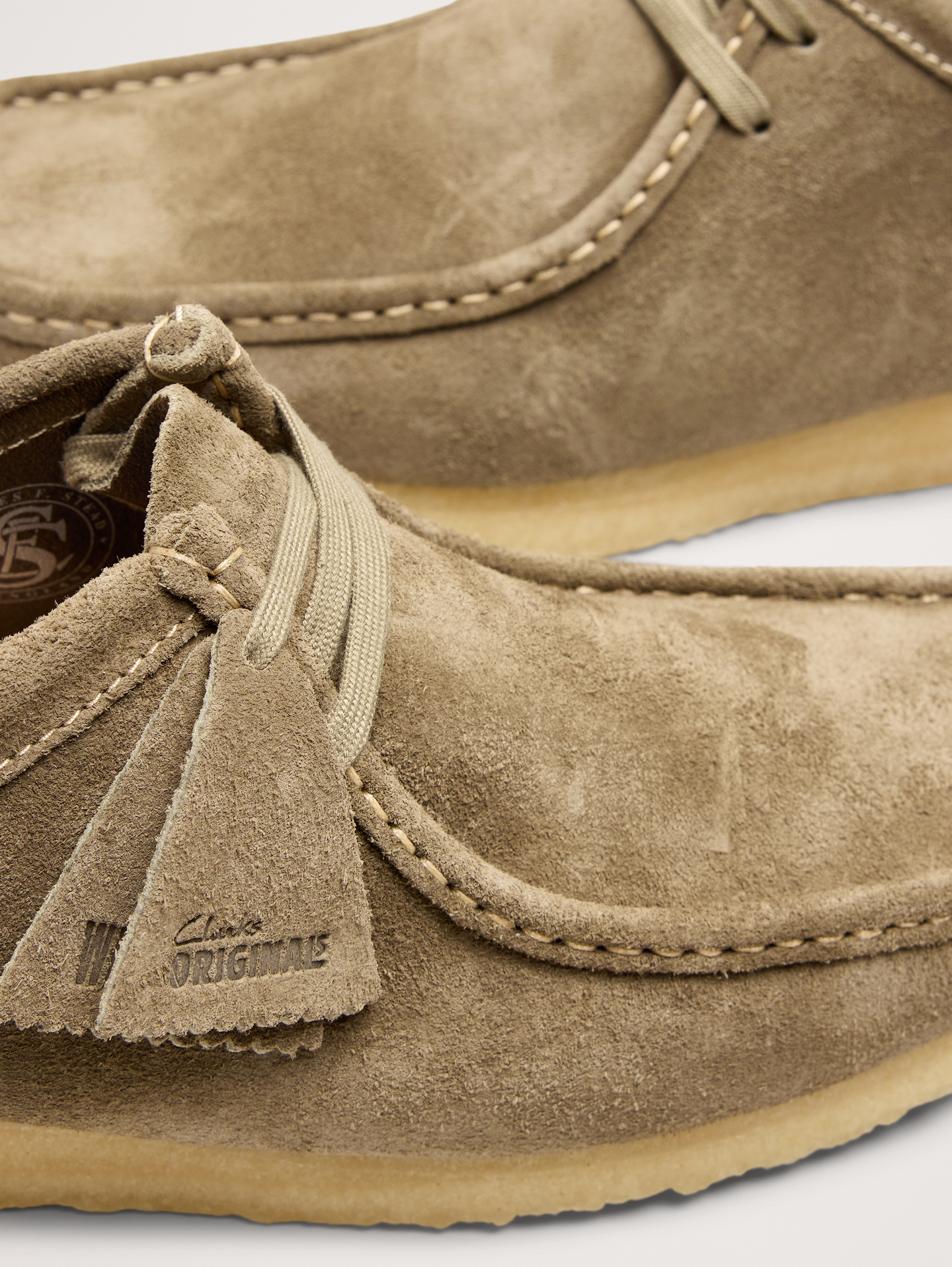 Image number 6 showing, Suede Wallabee Shoe by Clark's Originals