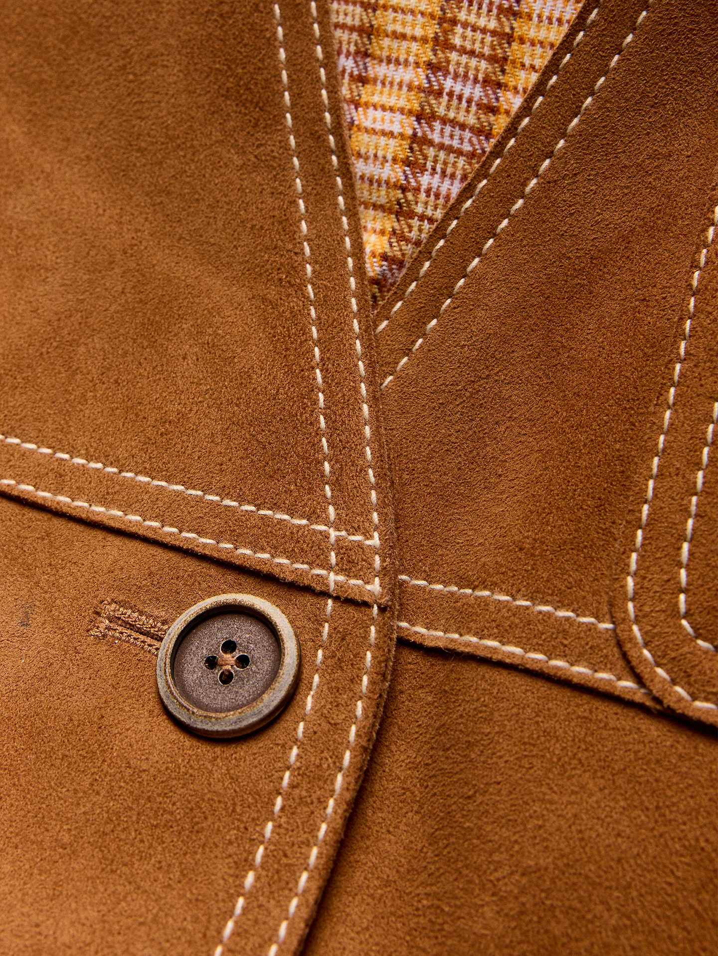 L'image numéro 6 présente Gilet en suède classique