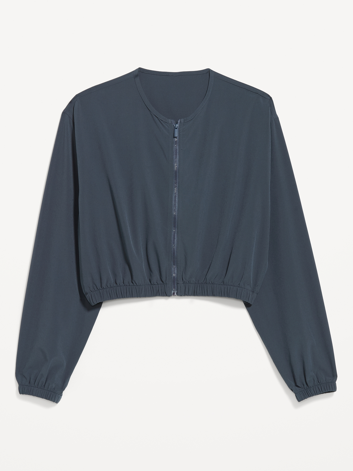 Zip-Front Cropped Tennis Jacket | Old Navy
