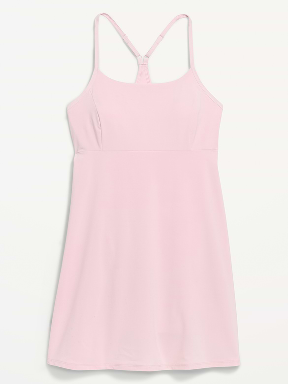 Stretch Woven Racerback Tennis Dress