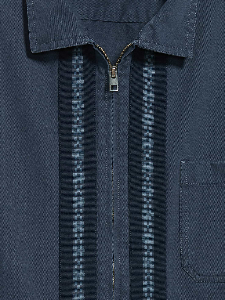 Image number 5 showing, Loose Full-Zip Twill Workwear Shirt